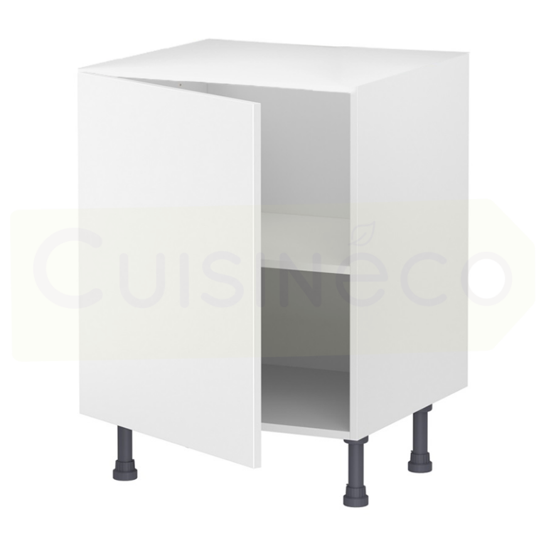 60D1 Cuisineco Meuble bas rangement 1 porte - H70 x L60 x P58