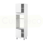 Nouveau projet 25 Cuisineco Colonne rangement + four 2 portes - H200 x L60 x P58