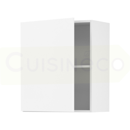 Meuble haut d’angle rangement 1 porte – H70 x L63 x P33